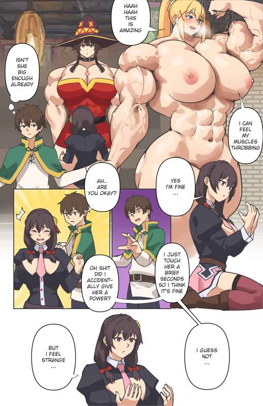 Darkness &amp; Yunyun + all Konosuba's girls page 10 full