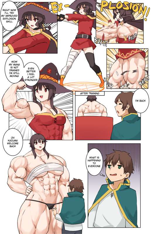 Darkness &amp; Yunyun + all Konosuba's girls page 3 full