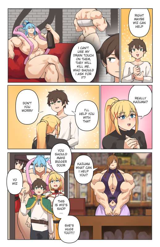 Darkness &amp; Yunyun + all Konosuba's girls page 6 full