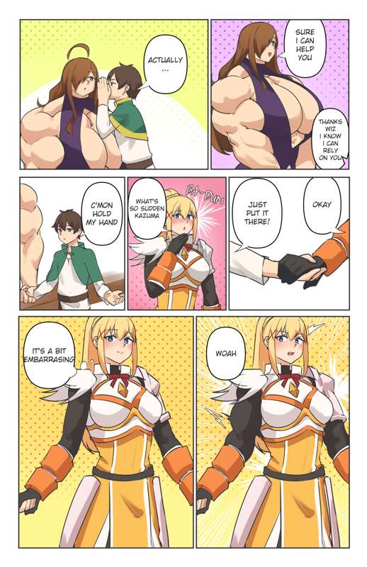 Darkness &amp; Yunyun + all Konosuba's girls page 7 full
