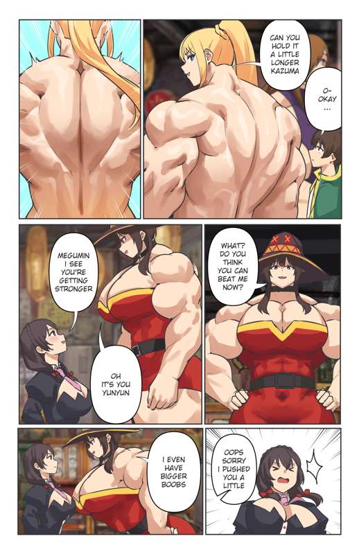 Darkness &amp; Yunyun + all Konosuba's girls page 9 full