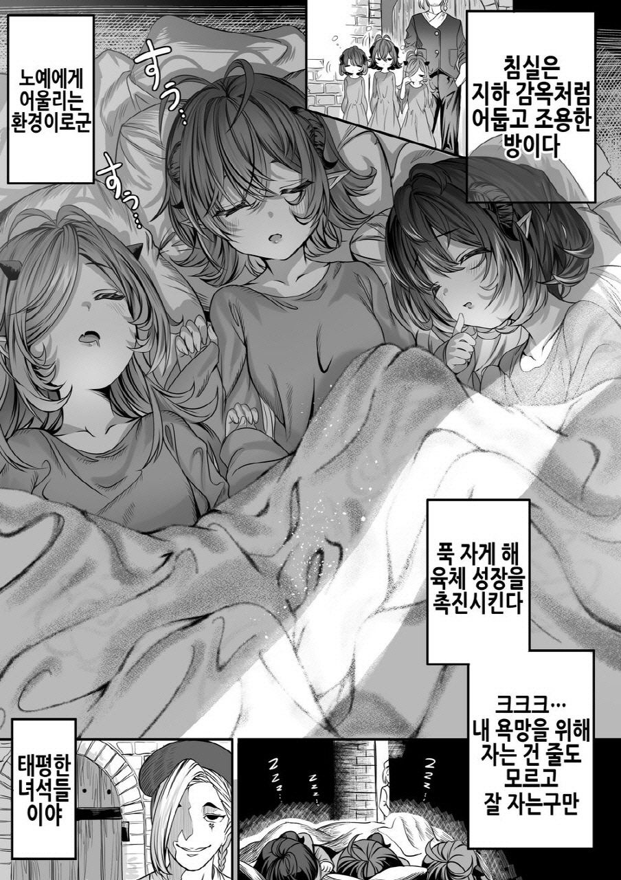 Dorei o Choukyou shite Harem Tsukuru ~Sodateta Dorei-tachi to Junai Harem H suru made no Hanashi~ | 노예를 조교해 하렘을 만들다 -녀석들과 순애 하렘 H 할 때까지의 이야기- page 7 full