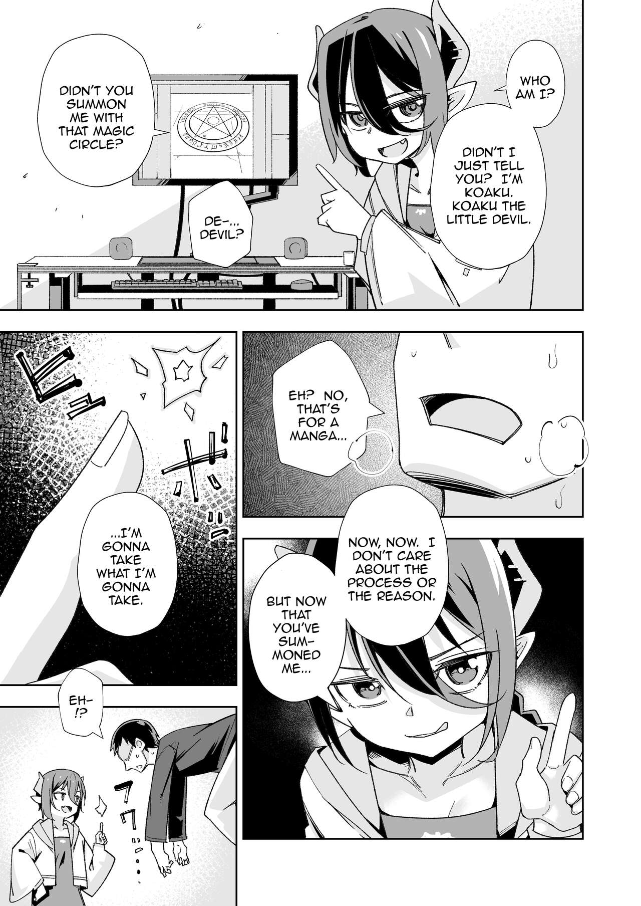 Koakuma no Koaku-chan 0 page 4 full