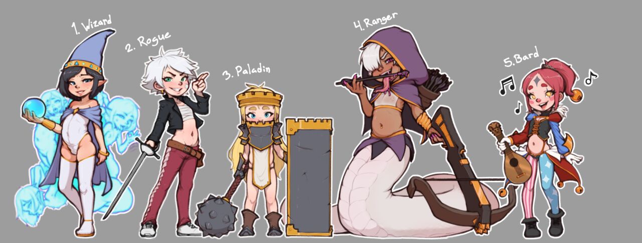 Lolitober 2023 Character Designs page 2 full