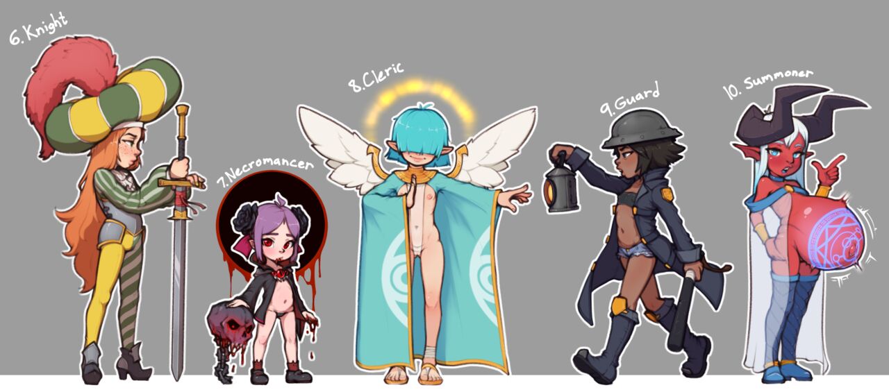 Lolitober 2023 Character Designs page 3 full