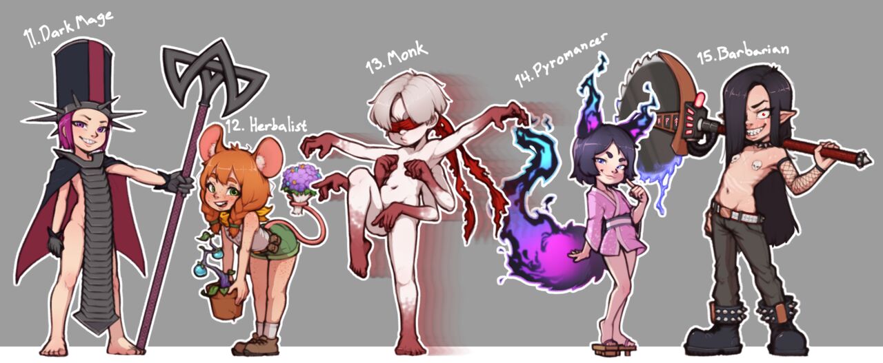 Lolitober 2023 Character Designs page 4 full