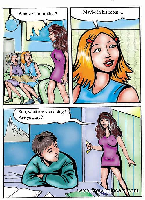 Mom and son have fuck practice, afterward sister joins them page 1 full