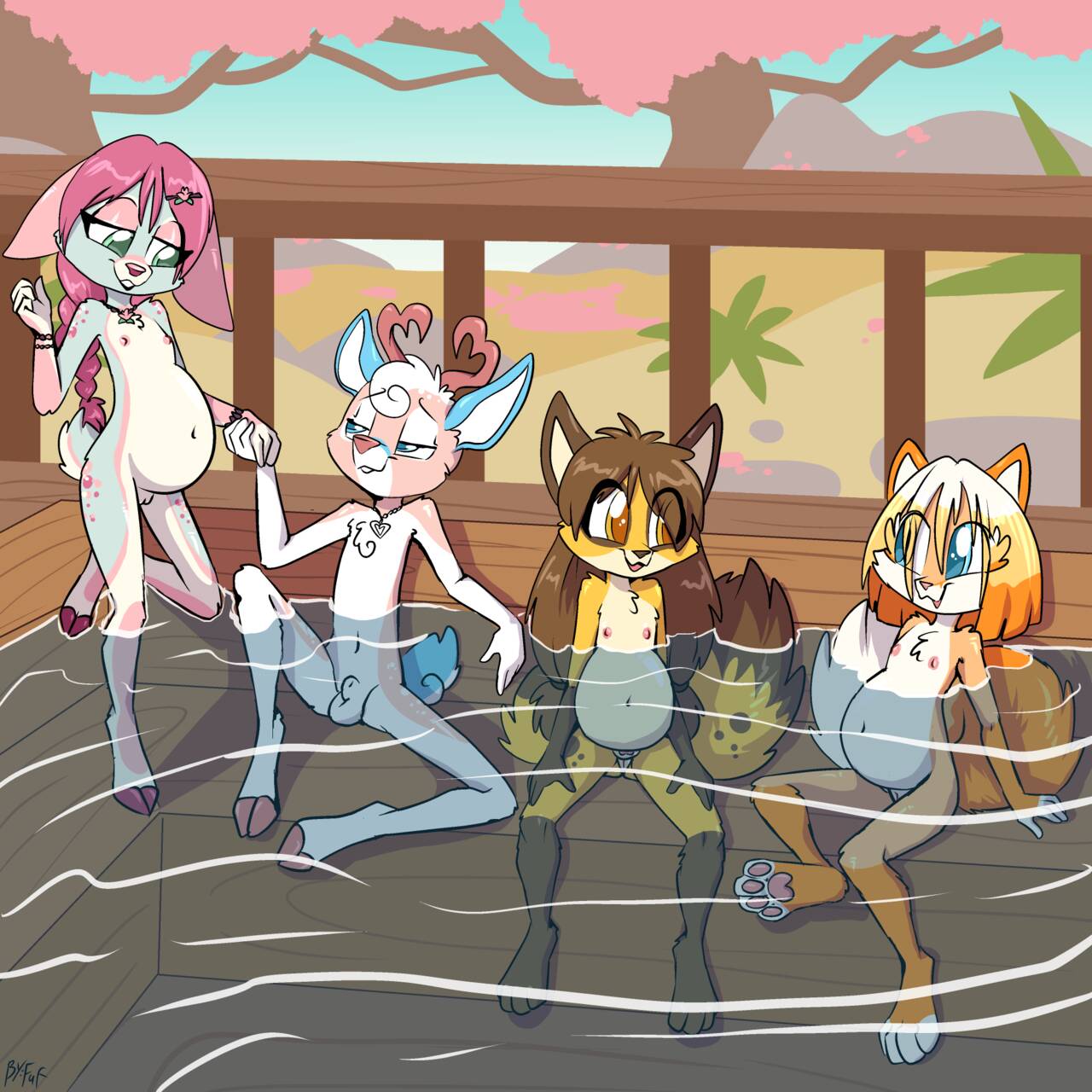 Diablo's Otherworldly Orgy &amp; Visiting the Onsen page 7 full