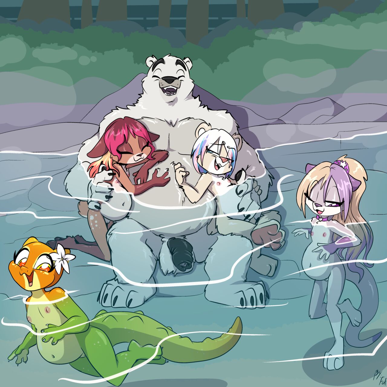 Diablo's Otherworldly Orgy &amp; Visiting the Onsen page 9 full