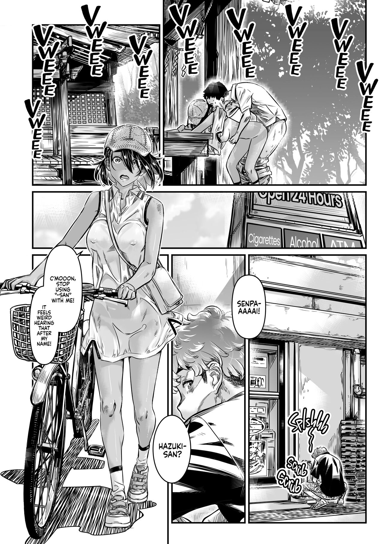 The Tanlined Town Bike Has Set Her Perverted Exhibitionist Sights on Her Virgin Senpai page 5 full