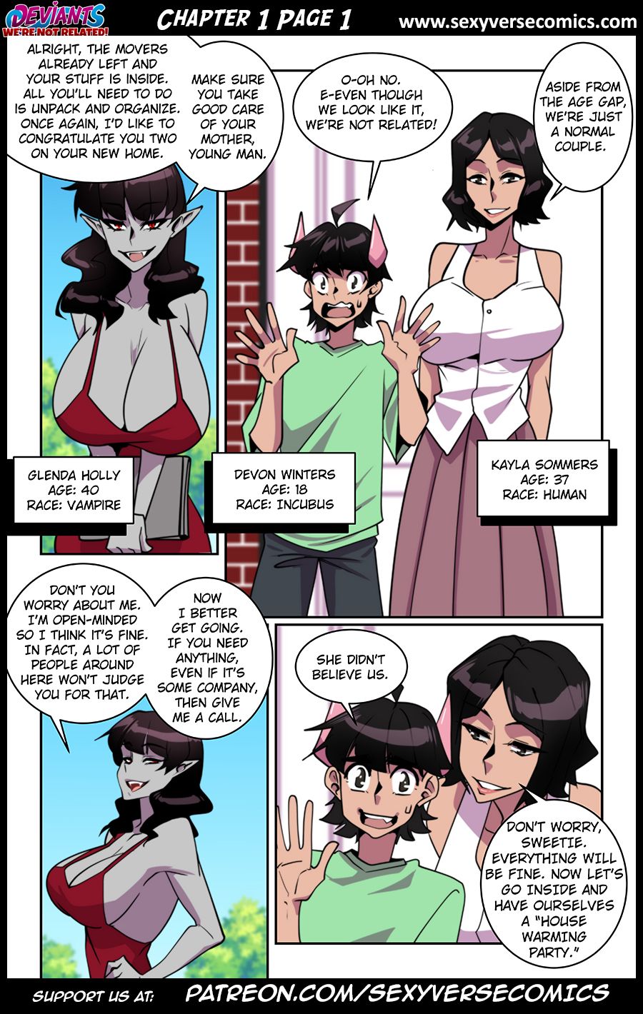 Deviants: We’re Not Related! page 2 full