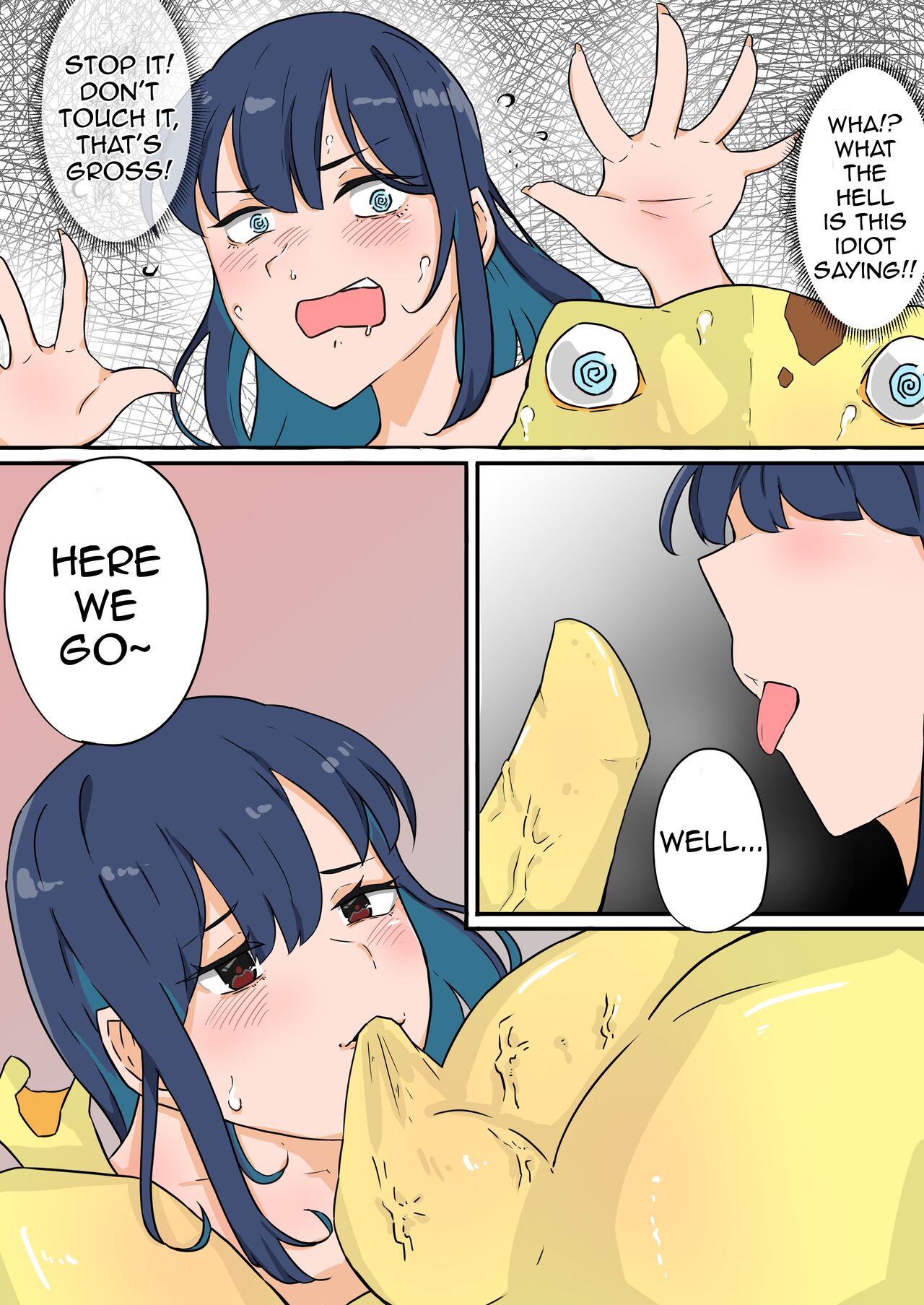 Onna Kishi to Kaeru-gata Majuu no Irekawari RE | Female Knight and Frog Monster Swap RE page 6 full