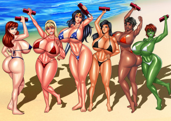 Super Beach-Babes Wage War! cover