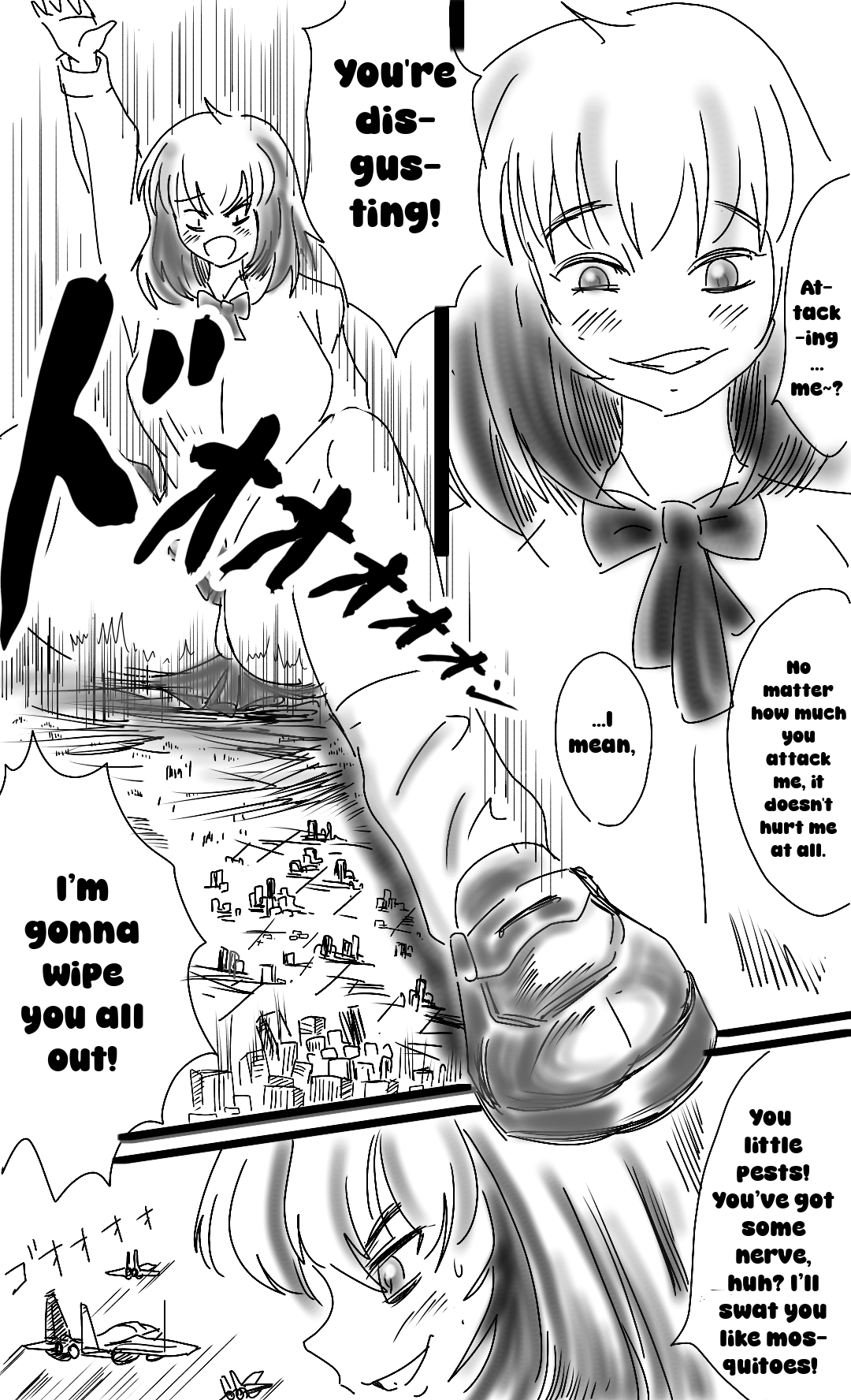 The super-giant high school girl appears again page 5 full
