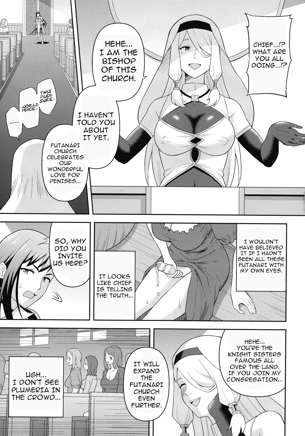 Futanari Kyo no Sakubo Kohen | Futanarism Conspiracy Part II page 5 full