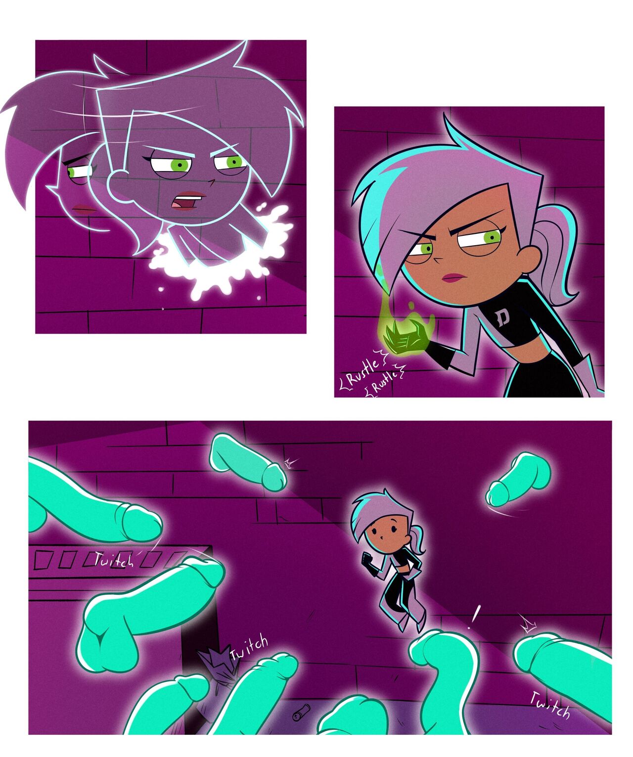 Danny Phantom - Dani and the ghost dicks page 1 full