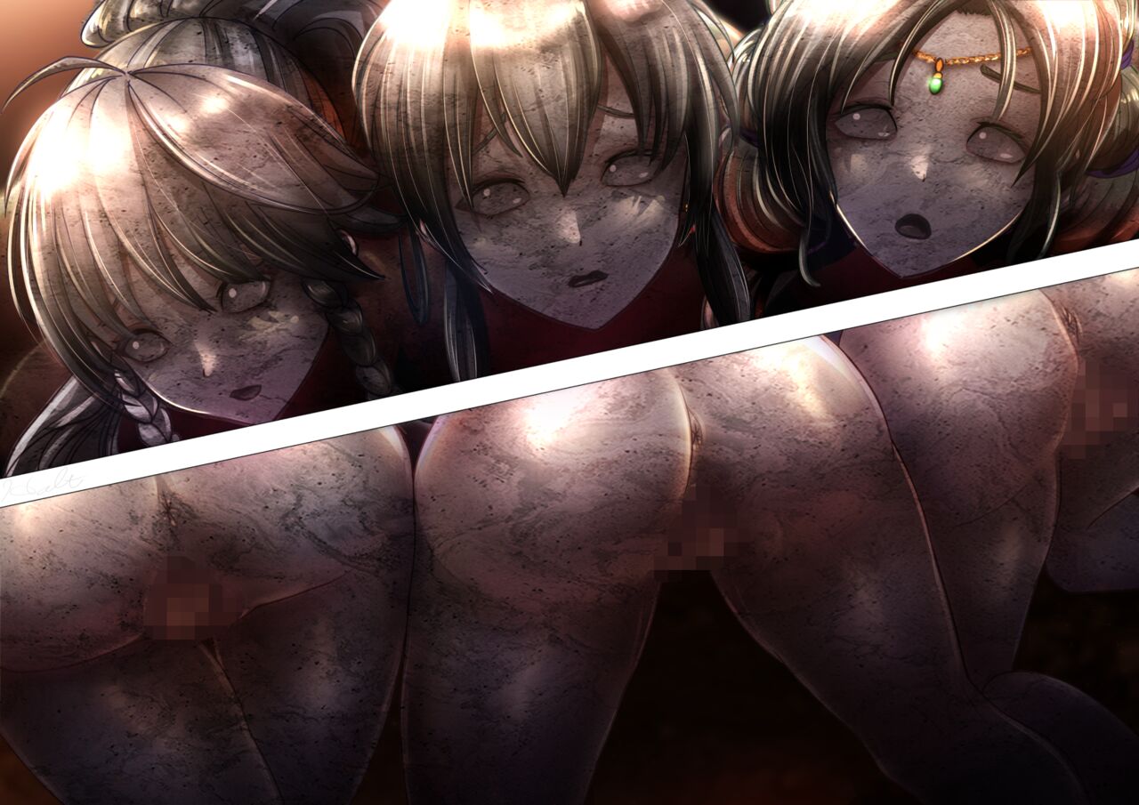 Petrification of the Sacred Stones Heroines and FE Blazing Sword defeated heroines sample images page 5 full