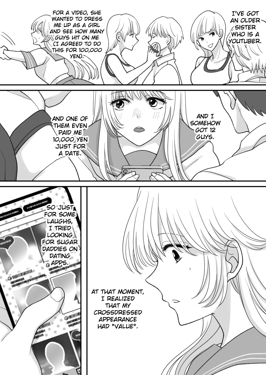 Otoko no Ore ga Josou Shite Papakatsu Shitara Maji de Onna ni Natta Hanashi page 6 full