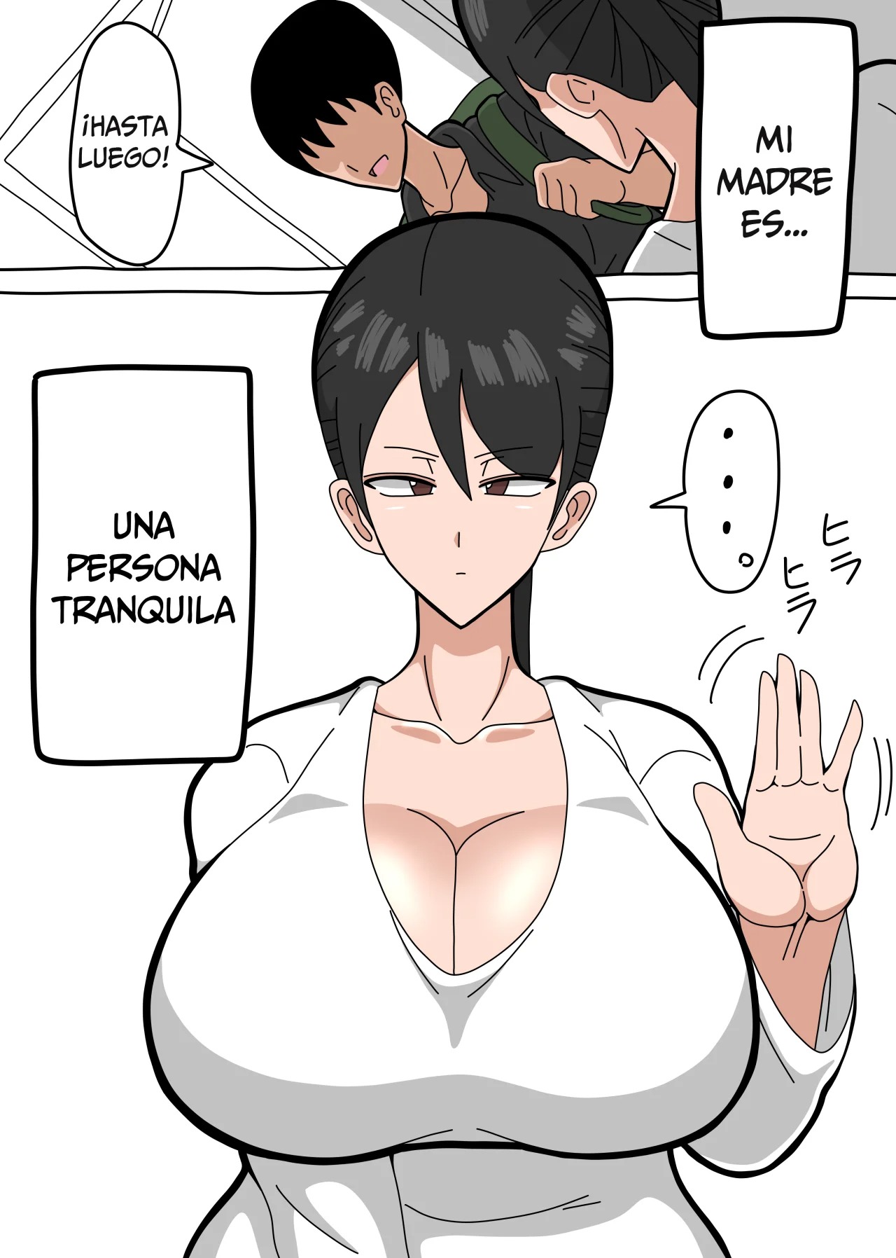 Kaa-san wa Mukuchi de Muhyoujou de Muteikou page 1 full