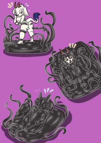 Chibi Latex Bed cover