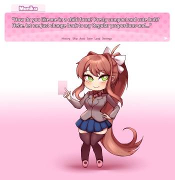 Chibi Monika? Shortstack Monika! cover