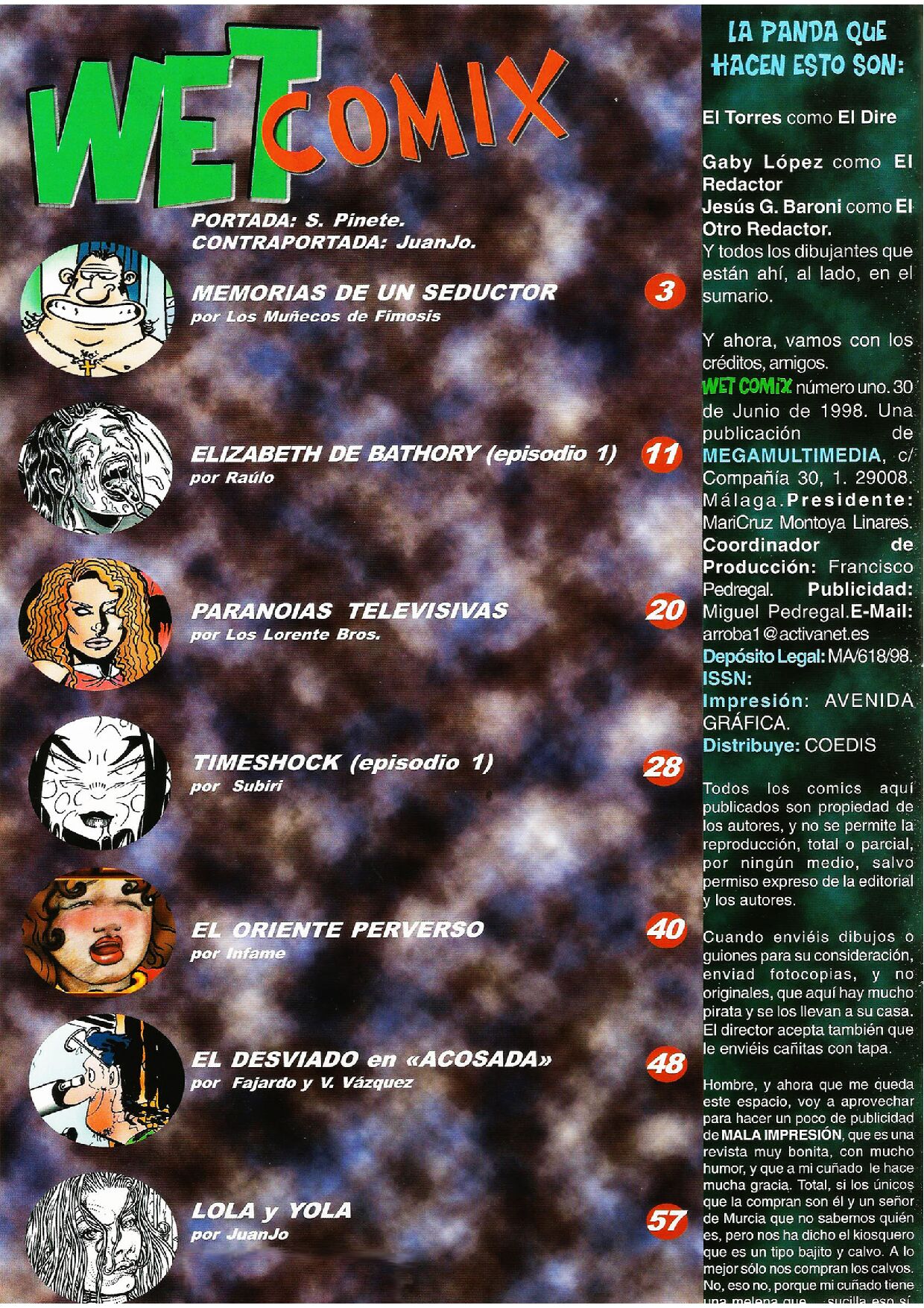 Wet Comix #1 page 2 full