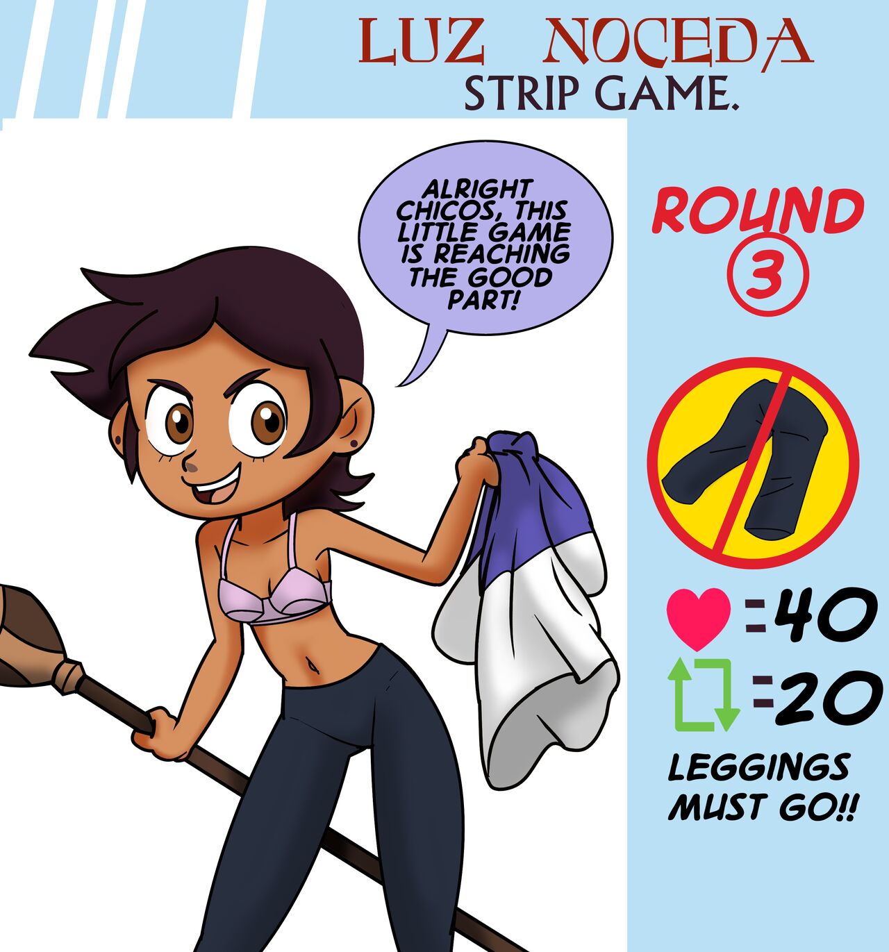 Luz Noceda Strip Game page 3 full