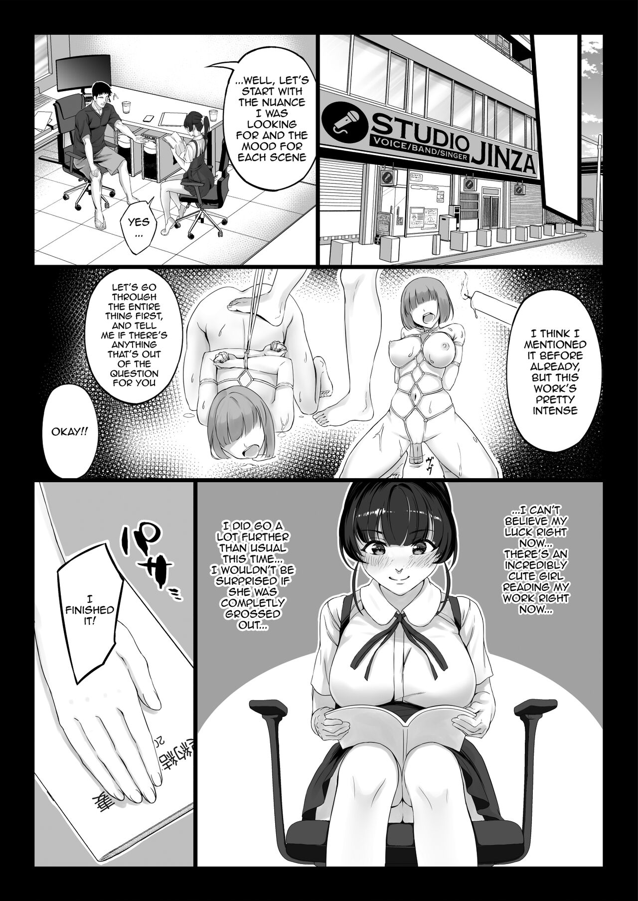 Eroge Seiyuu o Boshuu shitara Mechakucha Eroi Ko to Yareta Hanashi English page 8 full