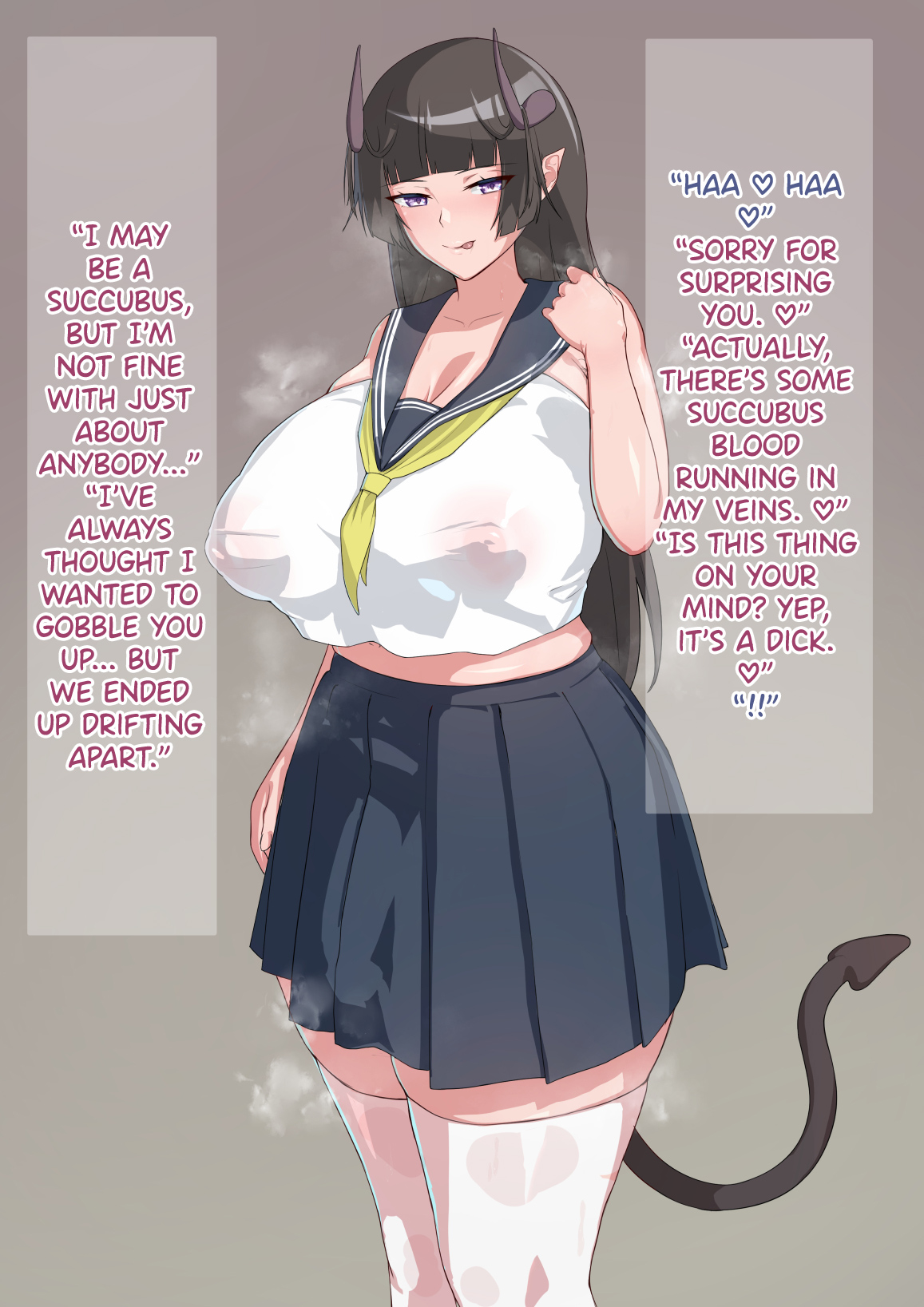 Deka Shinchou Osananajimi JK Futanari Succubus ni Mesu Kairaku de Shihai sareru... page 6 full