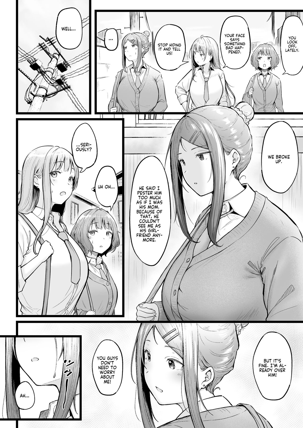 Joshiryou Kanrinin no Boku wa Gal Ryousei ni Furimawasarete masu 3 | Swayed by the Gals in the Girls' Dorm I Manage 3 page 4 full