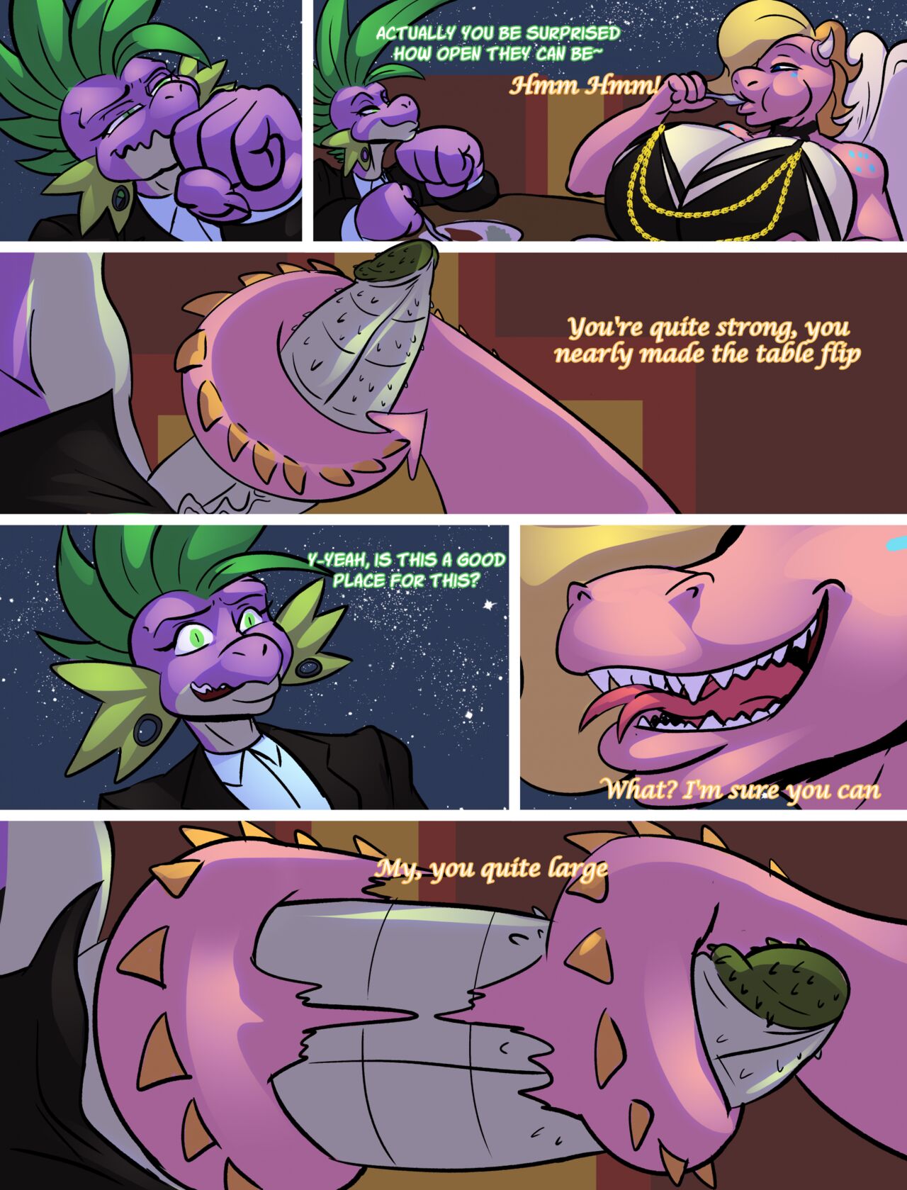 Firedrago Comic: Spike Dragon Date page 4 full