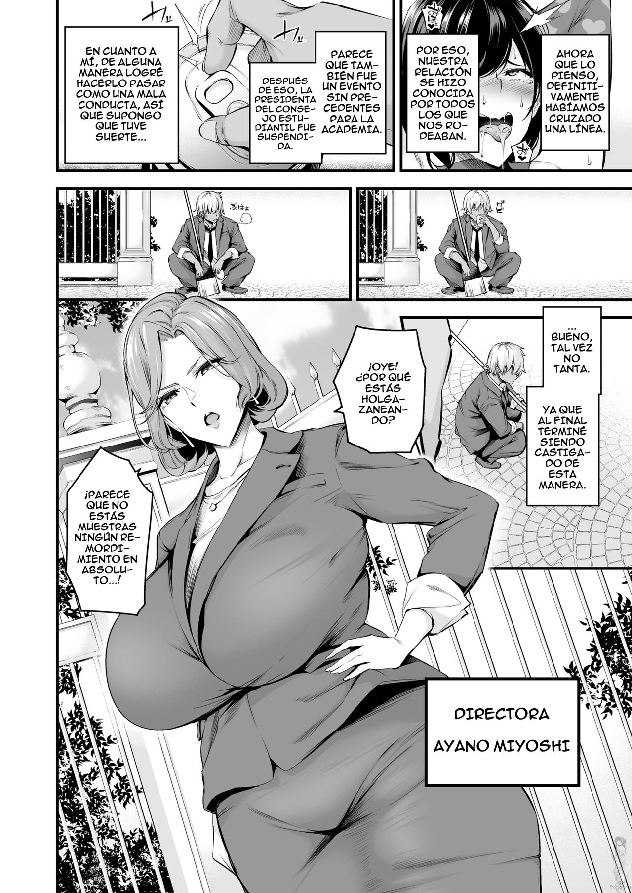 Shiramine Gakuen no Mesubuta Rijichou Zenpen | La Directora de la Academia Shiramine es una Zorra Parte 1 page 3 full