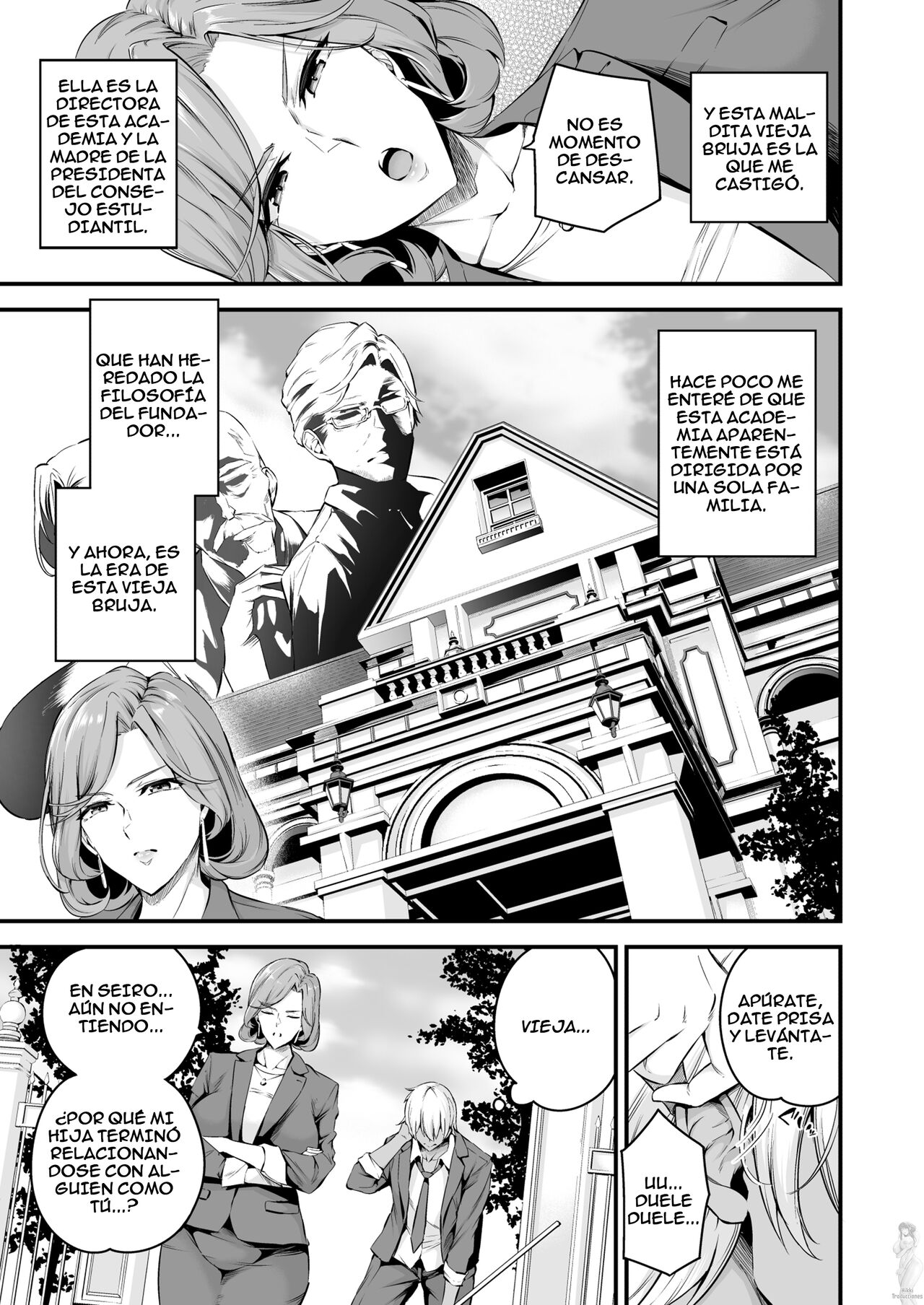 Shiramine Gakuen no Mesubuta Rijichou Zenpen | La Directora de la Academia Shiramine es una Zorra Parte 1 page 4 full