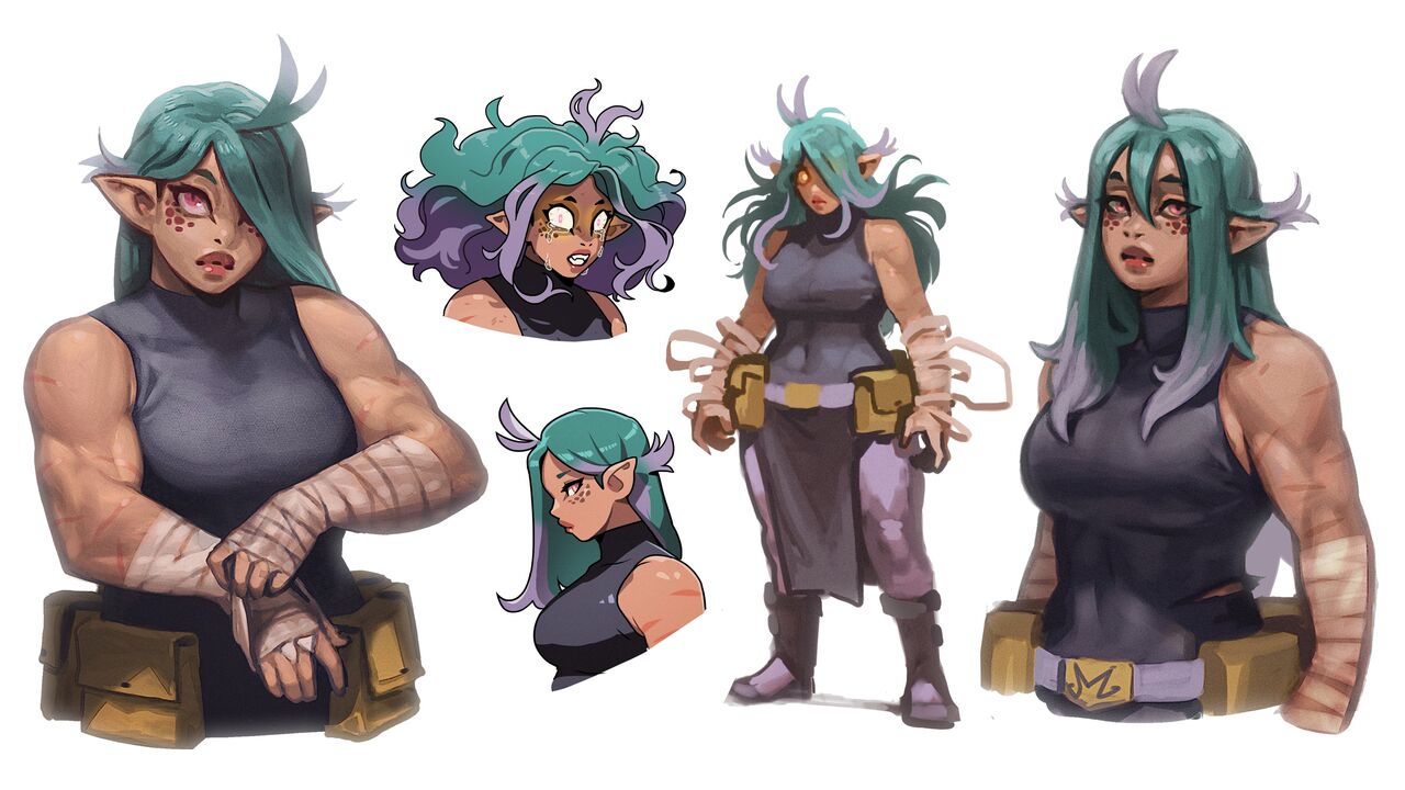 Ishi Hebiko / Gorgon OCs page 5 full