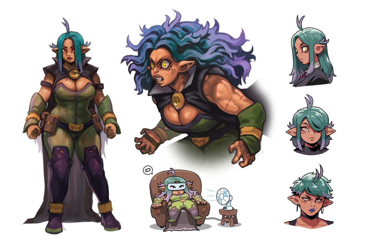 Ishi Hebiko / Gorgon OCs page 6 full