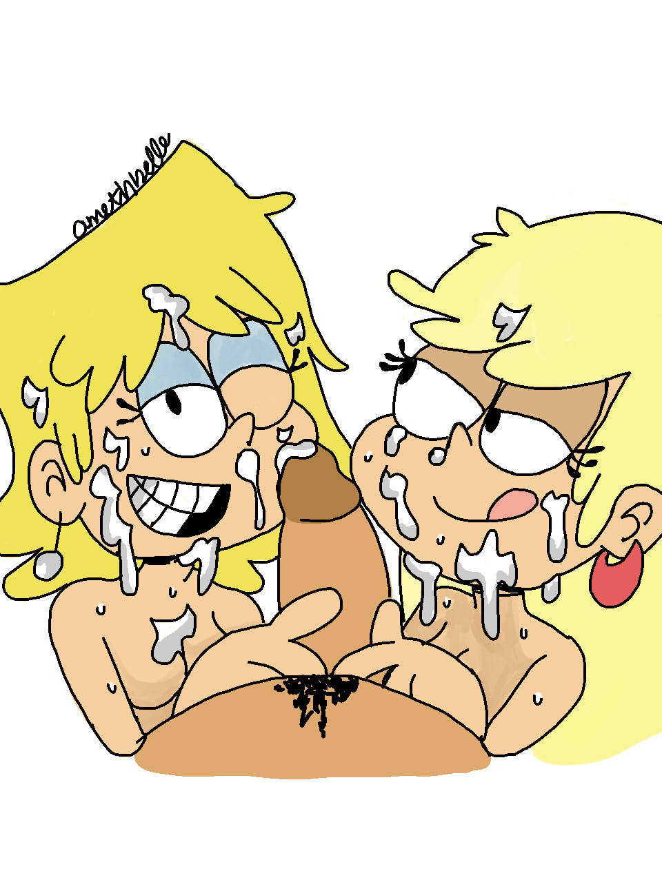 Leni And Lori Double Team Lincoln page 8 full