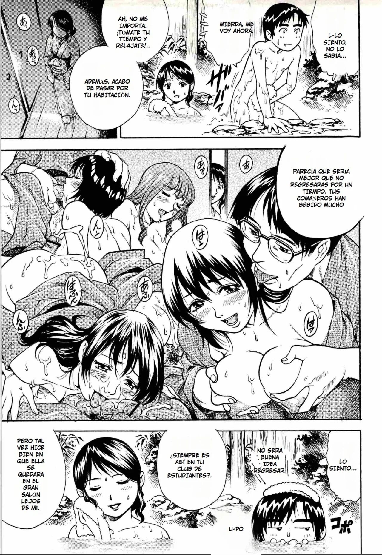 Ureta Okami no Tsuya 々 Midare yu | El Baño Lustroso y Lascivo de una Propietaria Madura page 5 full