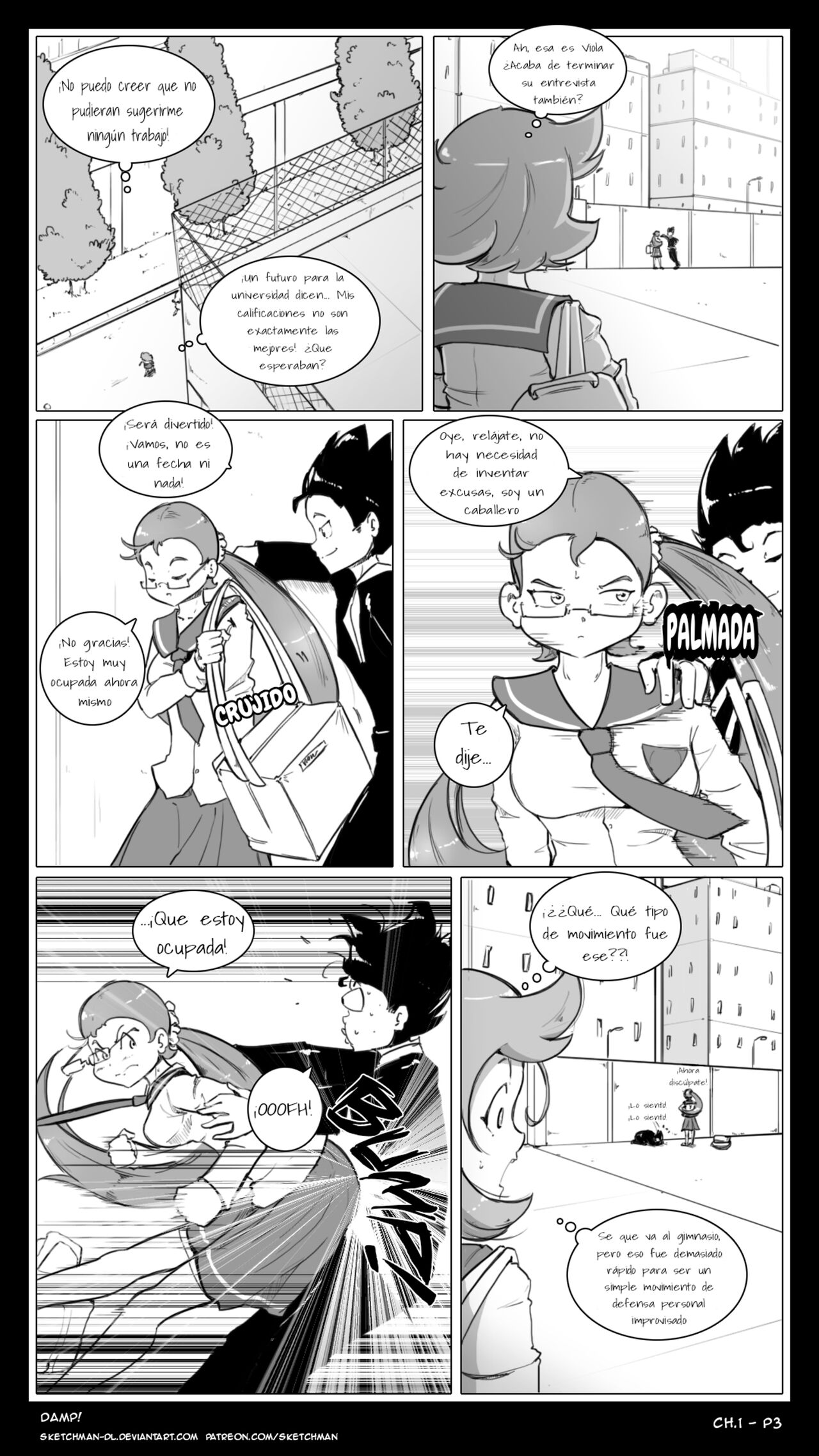 Artista - SketchManDL / DAMP! CAPITULO I page 4 full