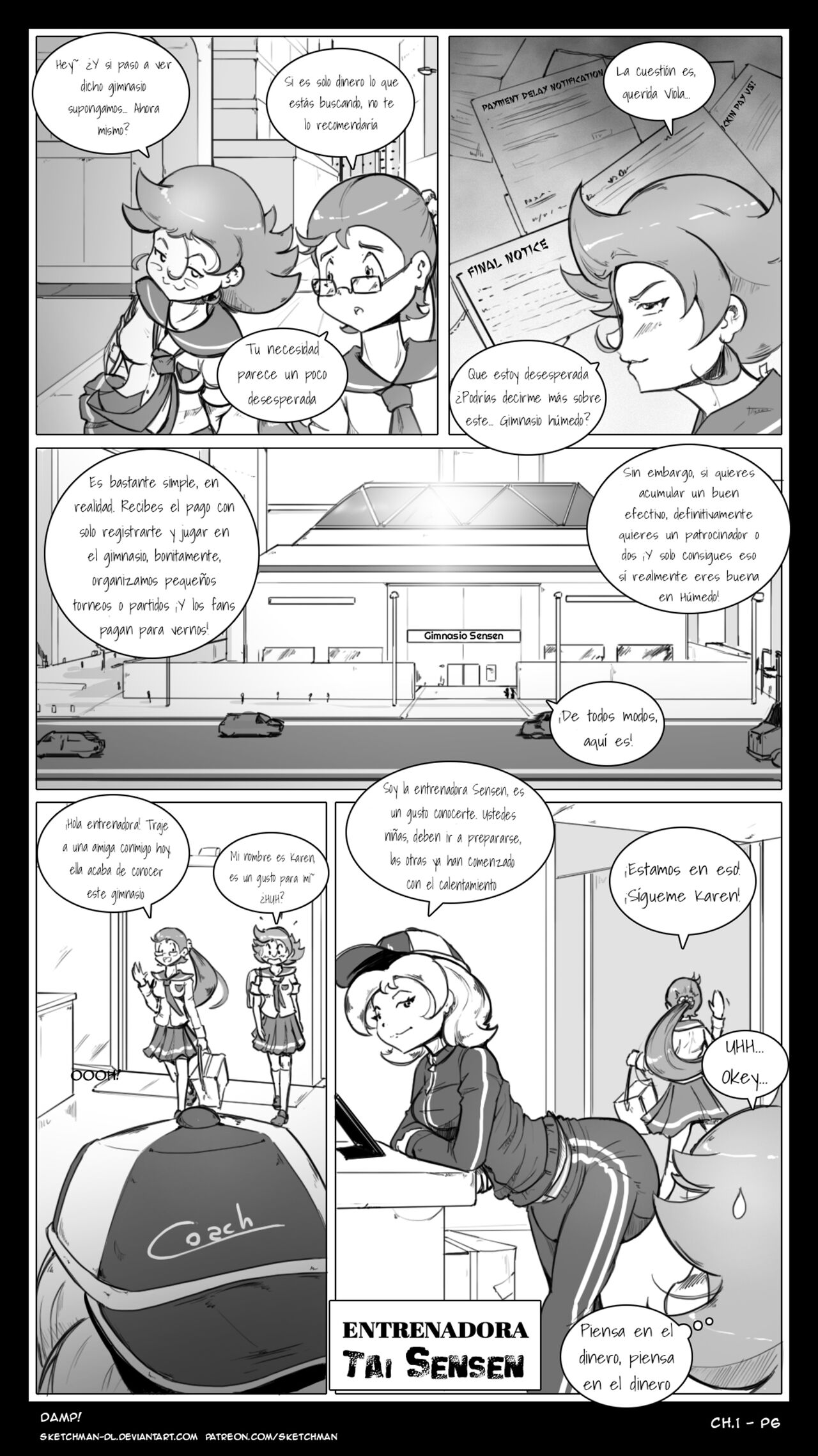 Artista - SketchManDL / DAMP! CAPITULO I page 7 full
