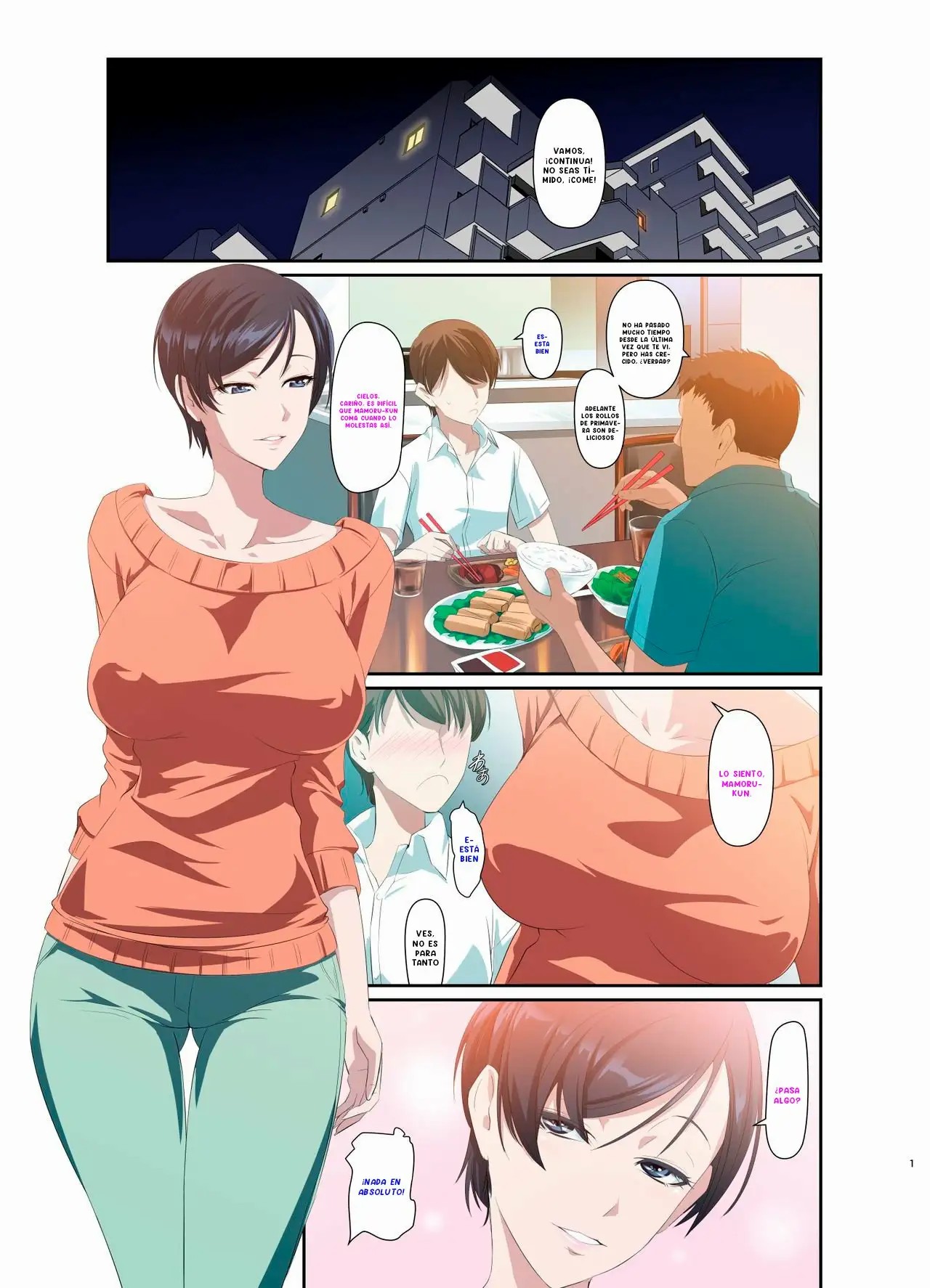 Hitozuma Youko to Mamoru-kun |  Youko, la Mujer Casada y Mamoru-kun   UnPocoDeH page 2 full