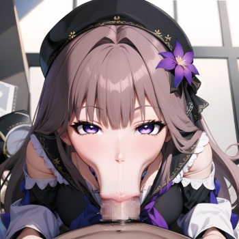 Herta Blowjob Face cover