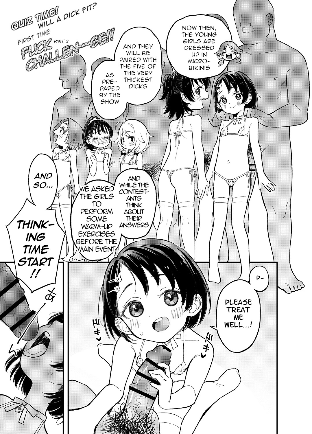 Quiz! Ochinpo Hairu kana? Hajimete no Hamehame Challeeeenge!!​ | QUIZ TIME! WILL A DICK FIT? FIRST TIME FUCK CHALLEN~~GE!! page 6 full