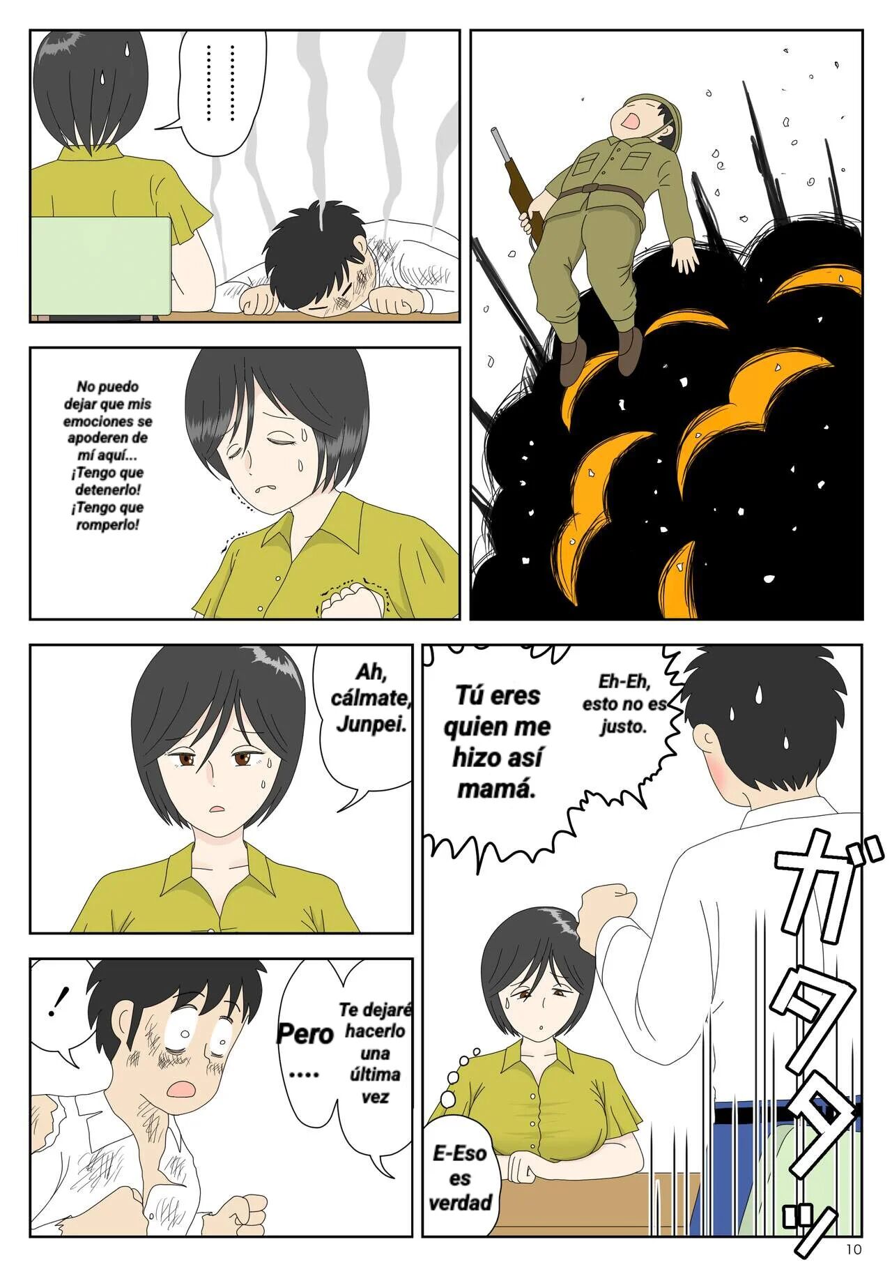 Onaneta Kaa-san 3 | Mamá es mi material para masturbación 3 page 10 full