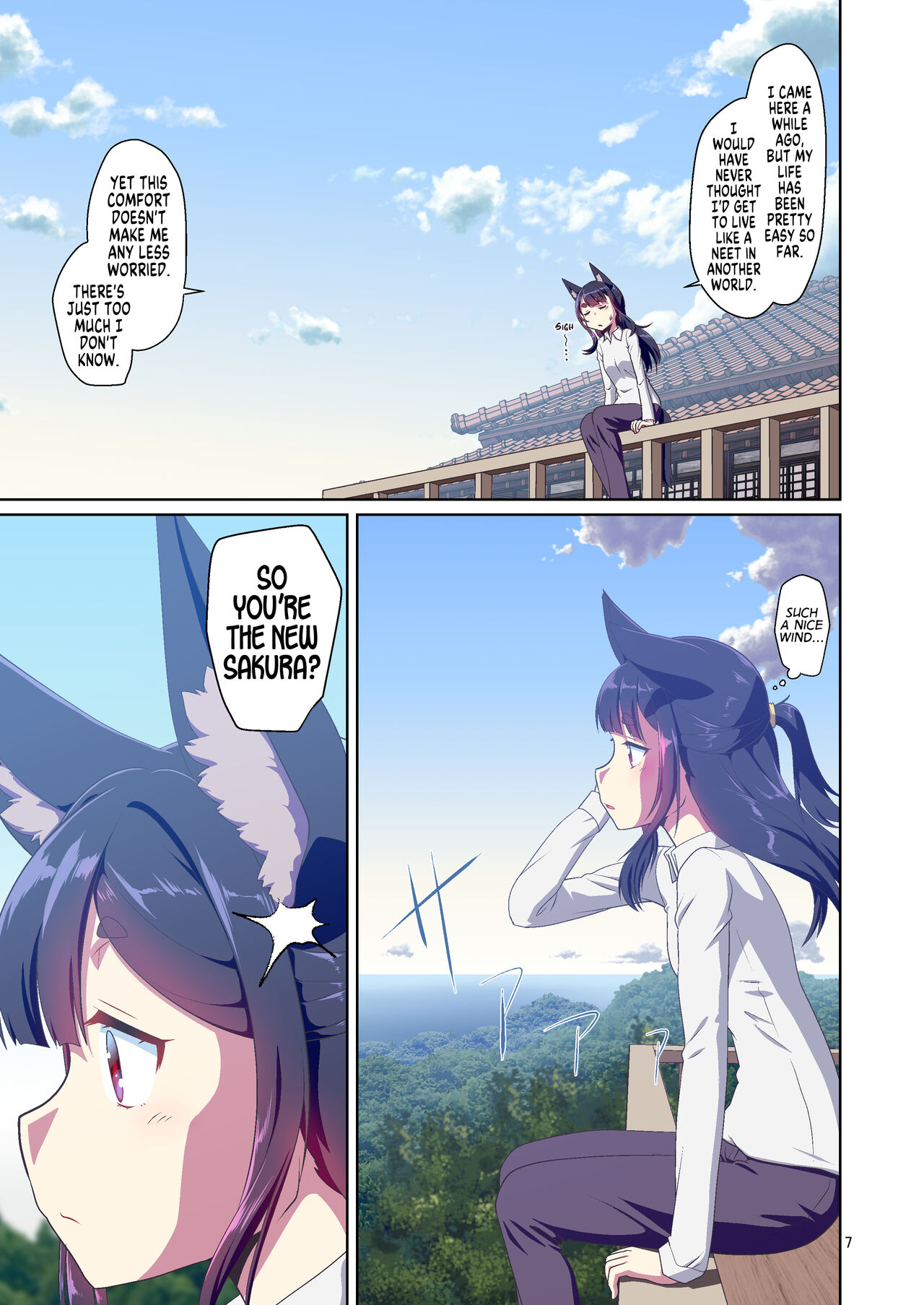 Me ga Sametara Kemomimi Shoujo ni Natteita Ohanashi 2 | How I Woke Up as a Girl With Animal Ears Pt.2 page 7 full