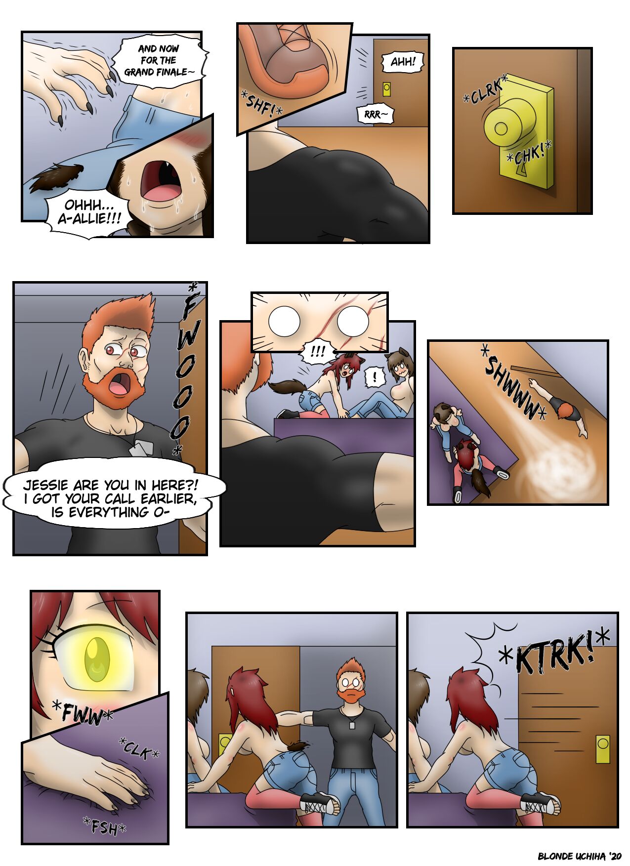 Alice And Jessie's Howlin' Good Time page 9 full