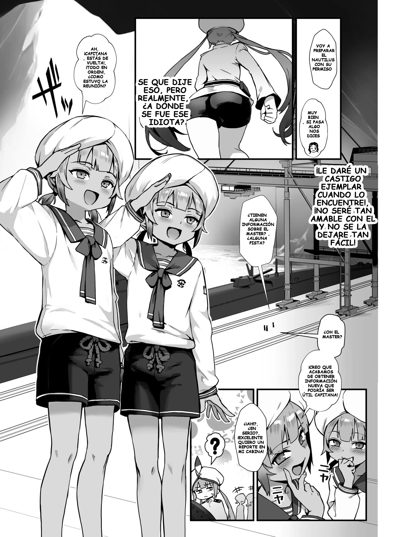Captain Nemo to Nakadashi Dairankou  Decensored page 8 full