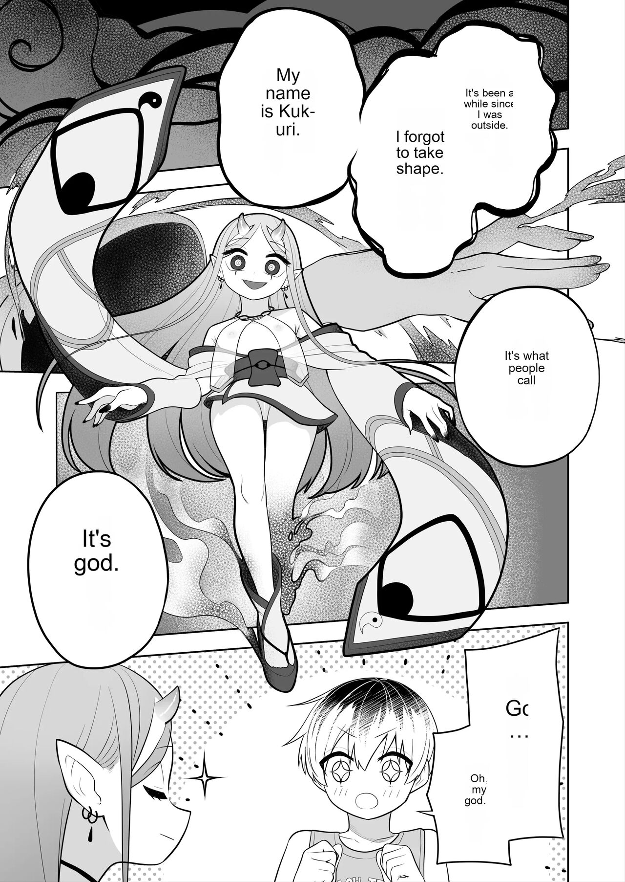 Hokora no Fuuin o Toite Akujin ♂♀ no Kenzoku ♀ ni Sarechau Hanashi | A story about breaking the seal on a shrine and becoming a servant of an evil god. page 7 full