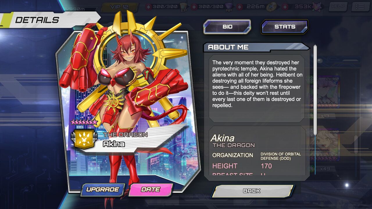 SF Girls Heroes Defense - agent info &amp; lore page 5 full