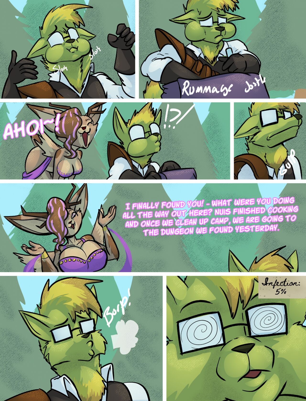 Tenkoman Comic: Down with the Sickness page 2 full