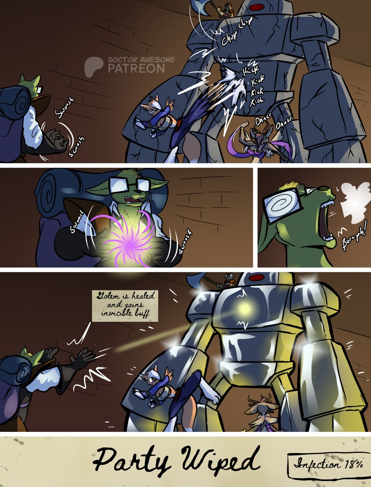 Tenkoman Comic: Down with the Sickness page 3 full